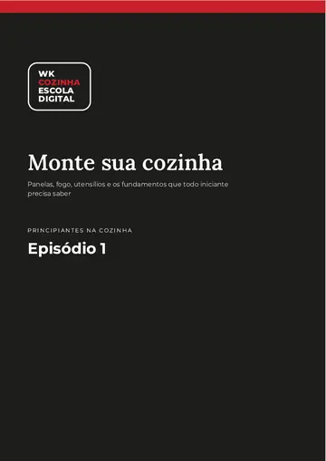 Capa: Guia Monte sua cozinha